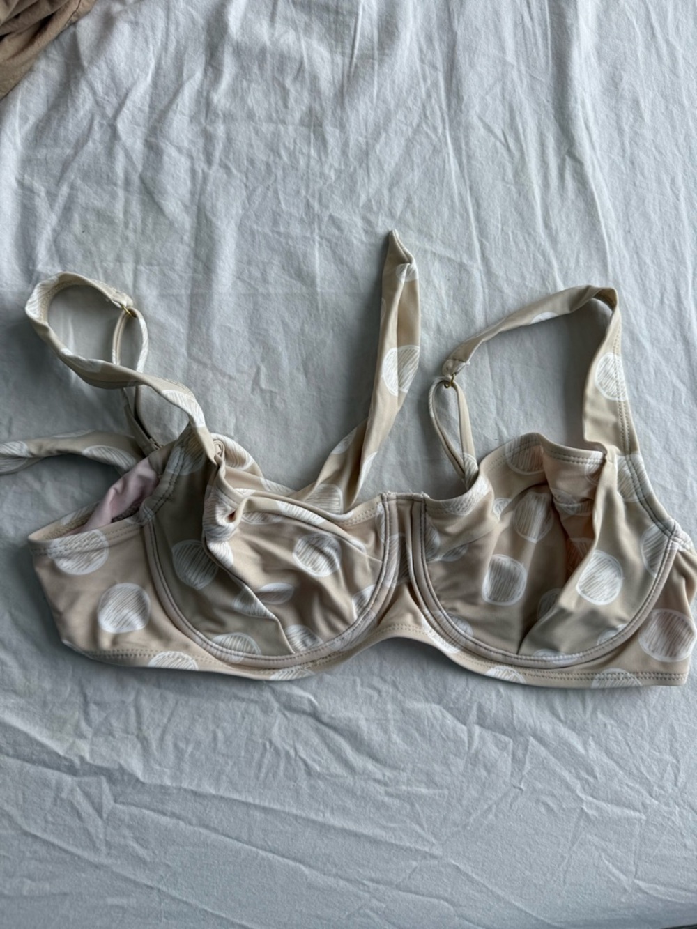 Bikini top never worn size large